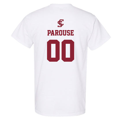 SCU - NCAA Beach Volleyball : Tyler Parouse - T-Shirt-1