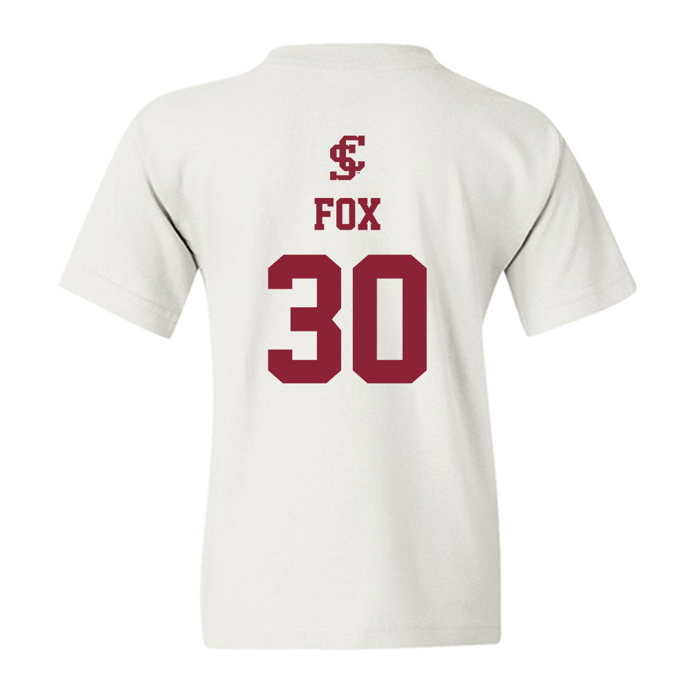 SCU - NCAA Women's Basketball : Kylee Fox - Youth T-Shirt-1