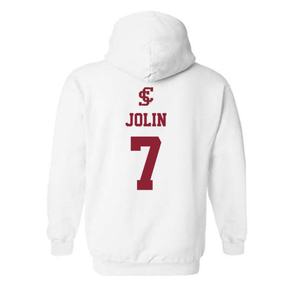 SCU - NCAA Men's Basketball : Eli Jolin - Hooded Sweatshirt-1