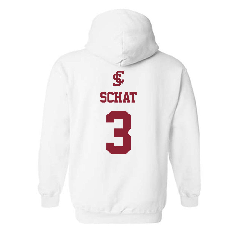 SCU - NCAA Women's Basketball : Kate Schat - Hooded Sweatshirt-1