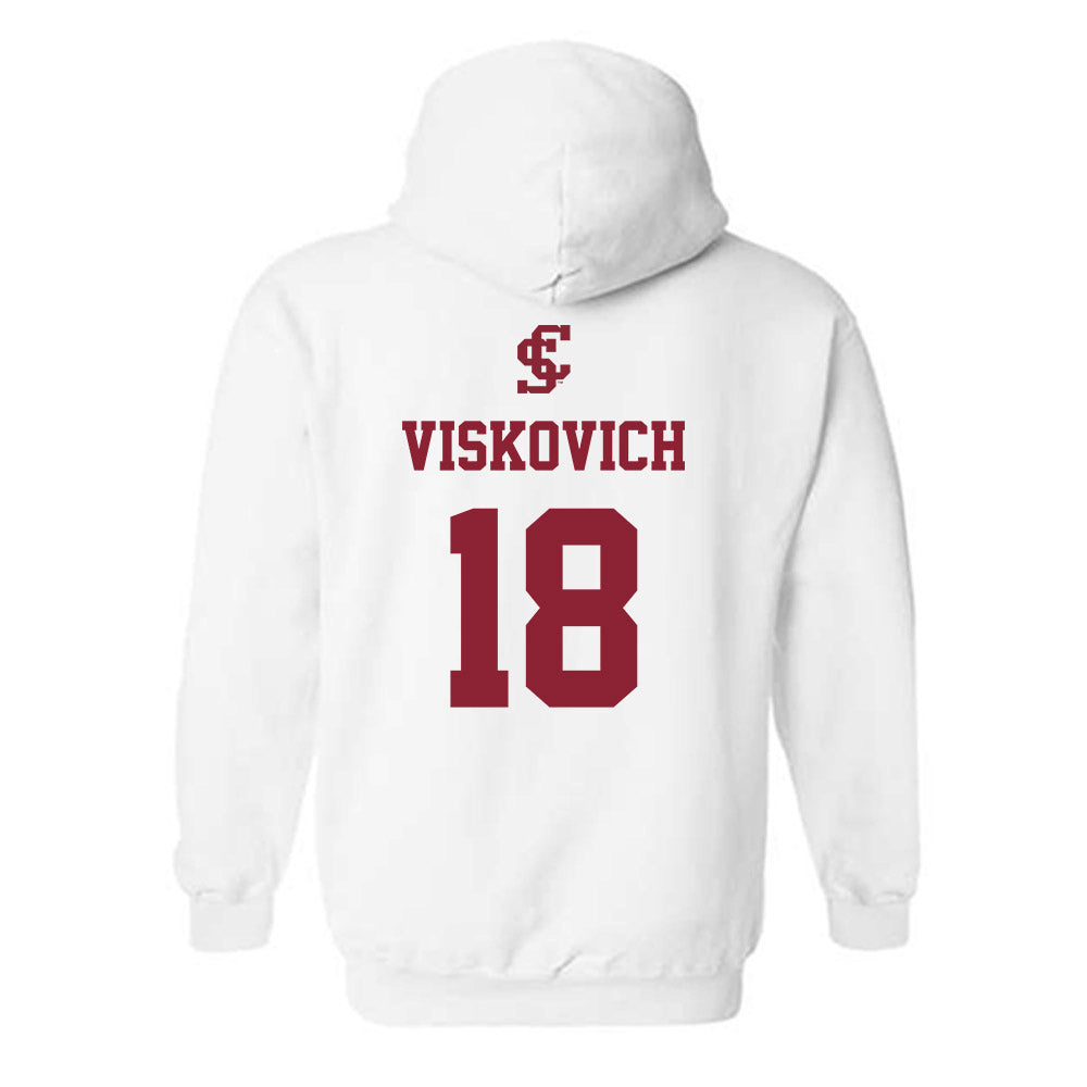 SCU - NCAA Baseball : Bryant Viskovich - Hooded Sweatshirt-1
