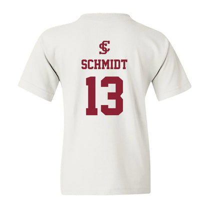 SCU - NCAA Women's Basketball : Ava Schmidt - Youth T-Shirt-1