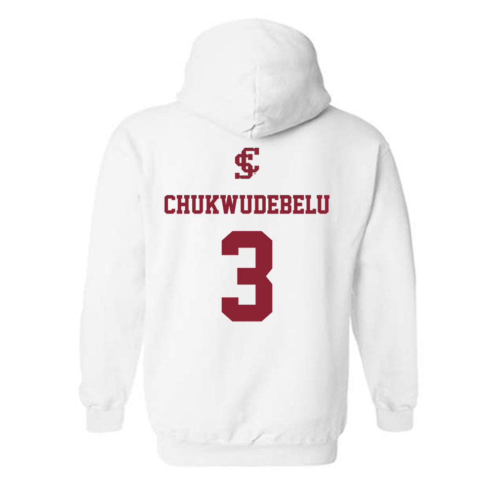 SCU - NCAA Men's Basketball : Francis Chukwudebelu - Hooded Sweatshirt-1