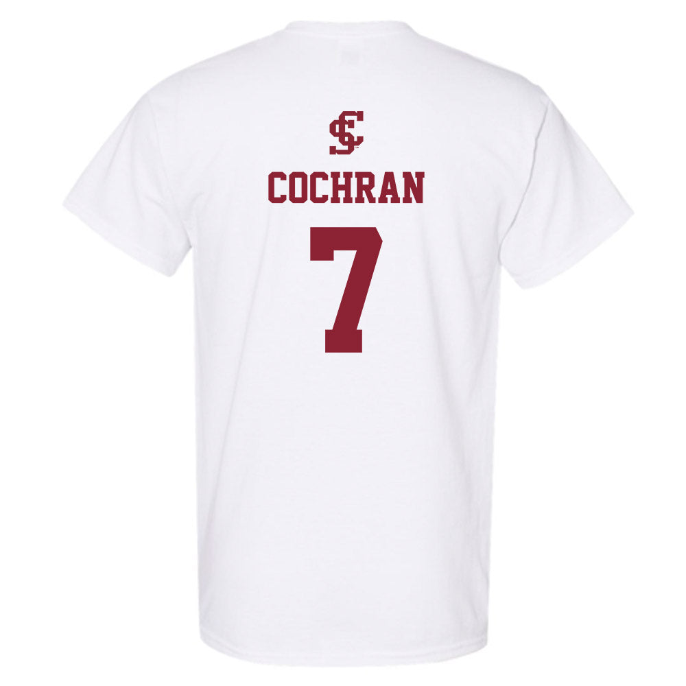 SCU - NCAA Men's Basketball : KJ Cochran - T-Shirt-1