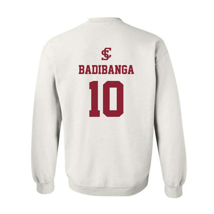 SCU - NCAA Men's Basketball : Noah Badibanga - Crewneck Sweatshirt-1