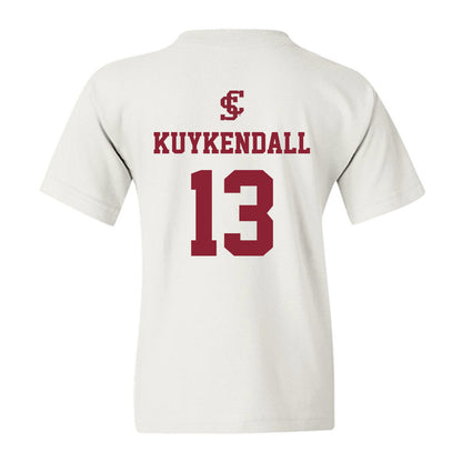 SCU - NCAA Men's Basketball : Brayde Kuykendall - Youth T-Shirt-1