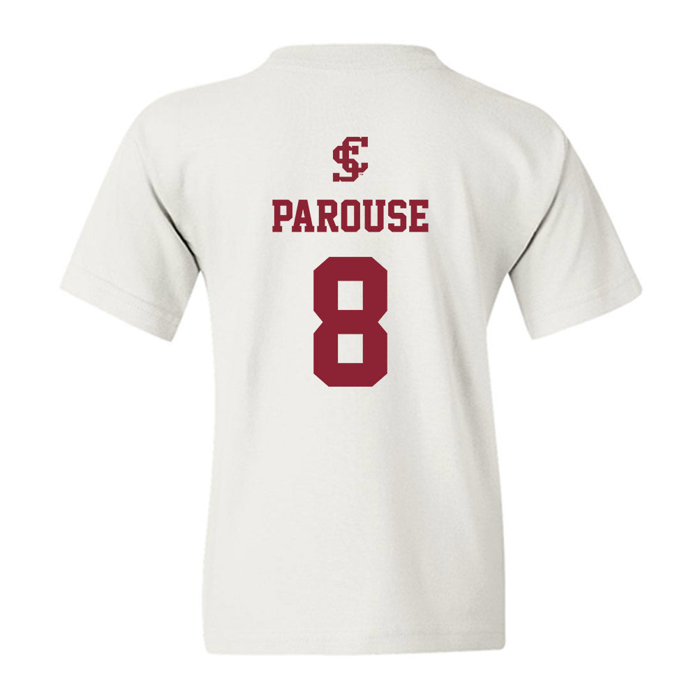 SCU - NCAA Beach Volleyball : Tyler Parouse - Youth T-Shirt-1