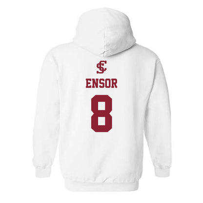 SCU - NCAA Men's Basketball : Alex Ensor - Hooded Sweatshirt-1