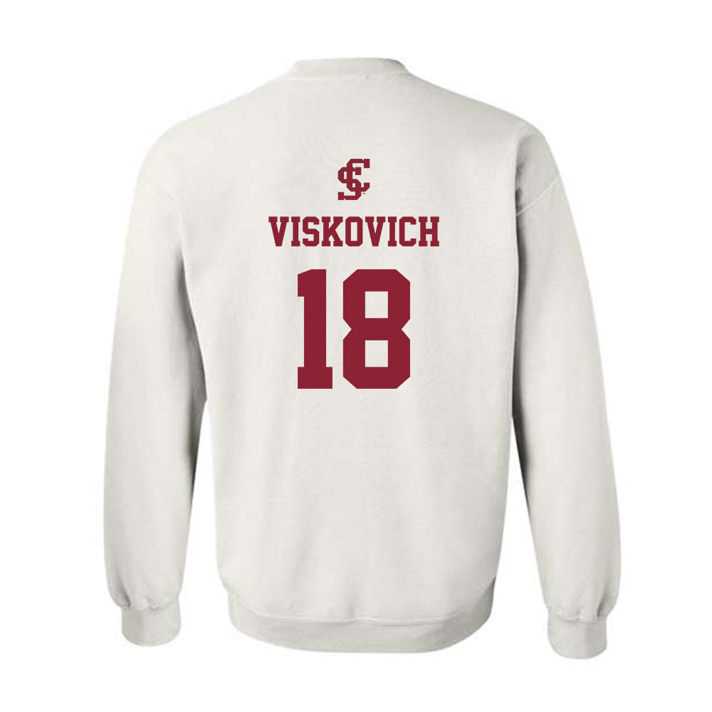 SCU - NCAA Baseball : Bryant Viskovich - Crewneck Sweatshirt-1