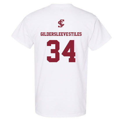 SCU - NCAA Women's Basketball : Tyler Gildersleeve-Stiles - T-Shirt-1
