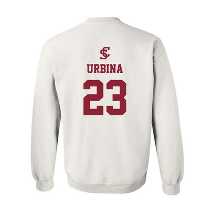 SCU - NCAA Beach Volleyball : Alexandra Urbina - Crewneck Sweatshirt-1