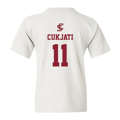 SCU - NCAA Beach Volleyball : Avery Cukjati - Youth T-Shirt-1