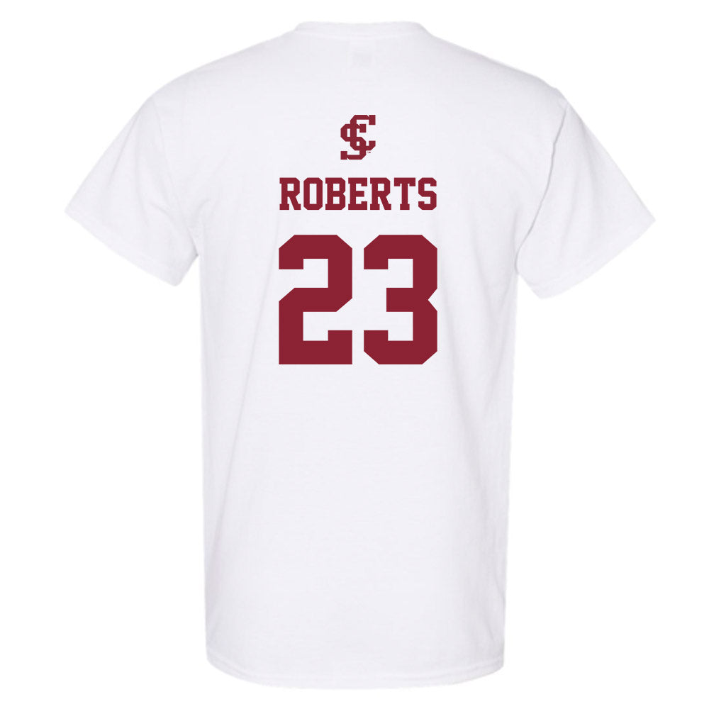 SCU - NCAA Men's Soccer : Spencer Roberts - T-Shirt-1