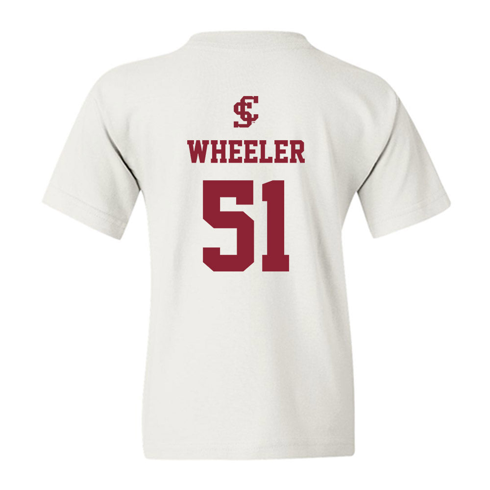 SCU - NCAA Baseball : Mace Wheeler - Youth T-Shirt-1