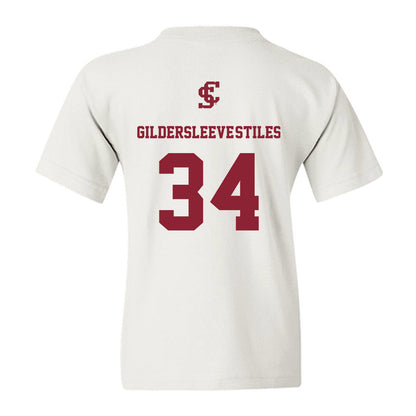 SCU - NCAA Women's Basketball : Tyler Gildersleeve-Stiles - Youth T-Shirt-1