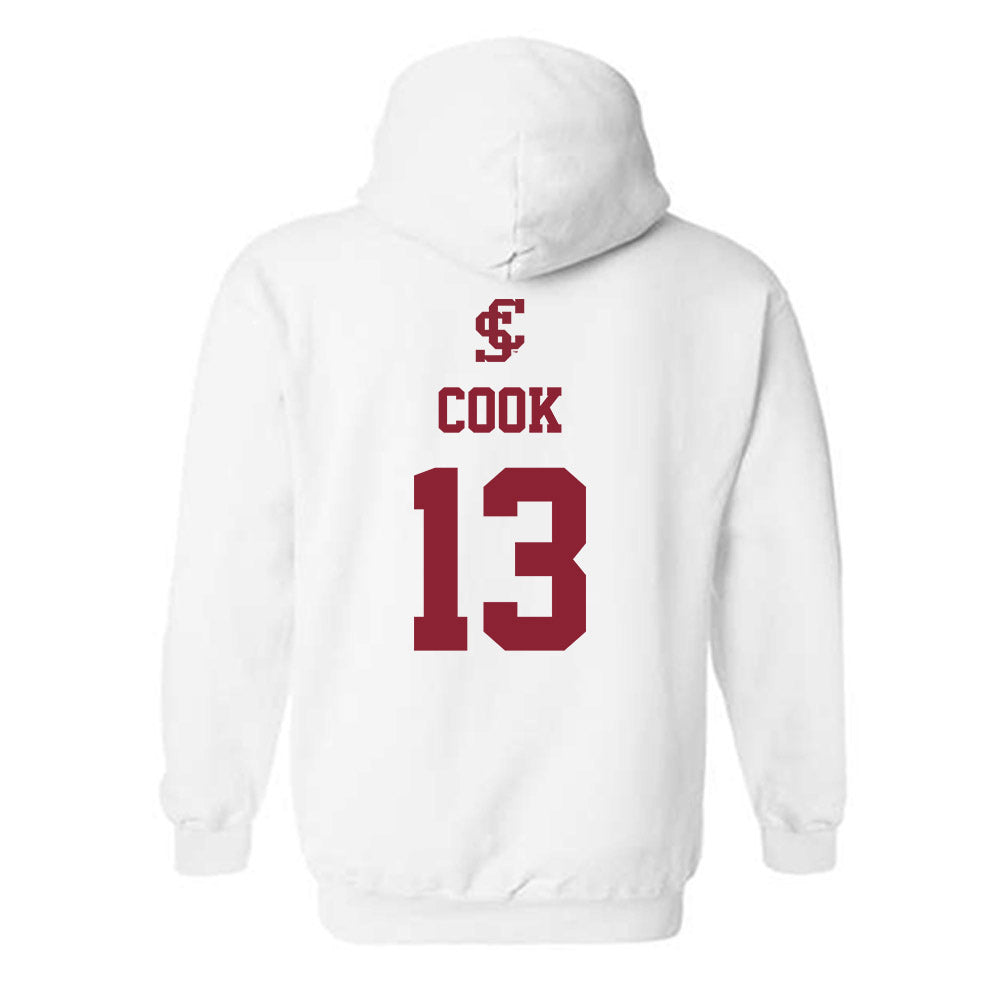SCU - NCAA Baseball : Jackson Cook - Hooded Sweatshirt-1