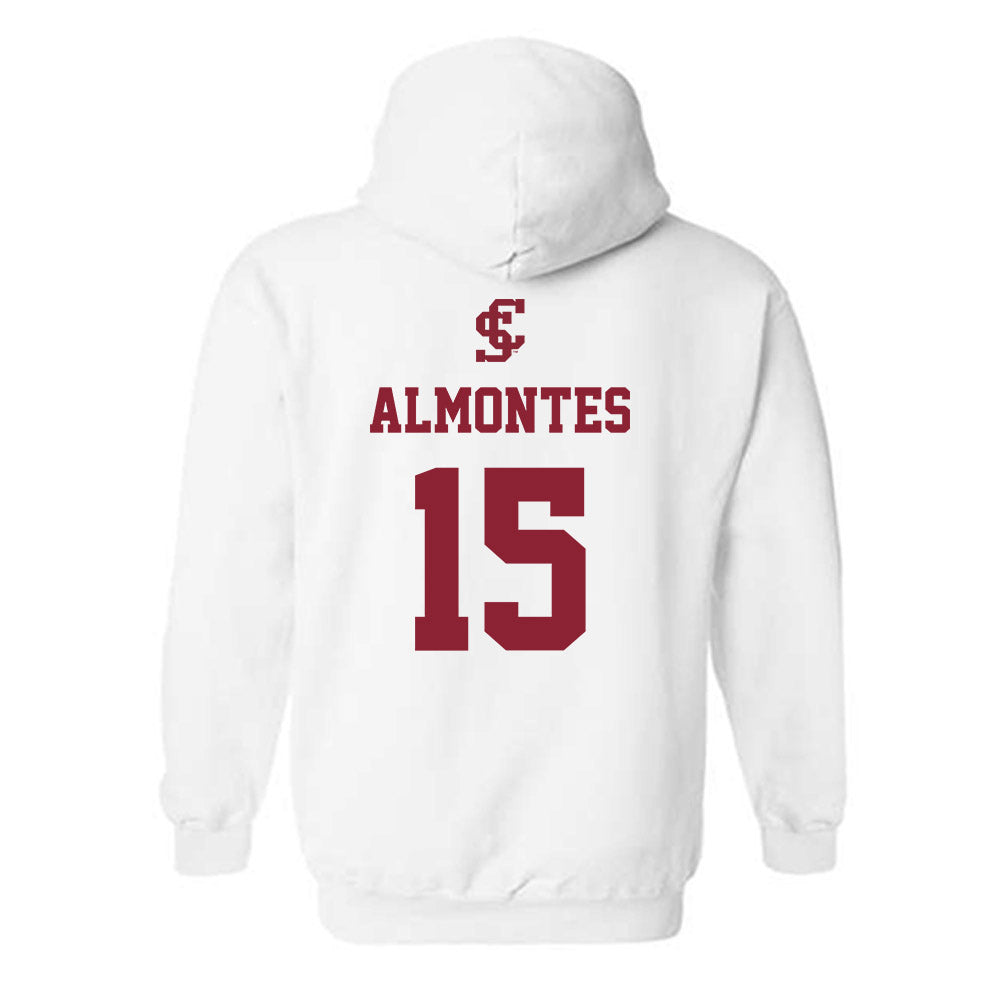 SCU - NCAA Men's Soccer : Moises Almontes - Hooded Sweatshirt-1