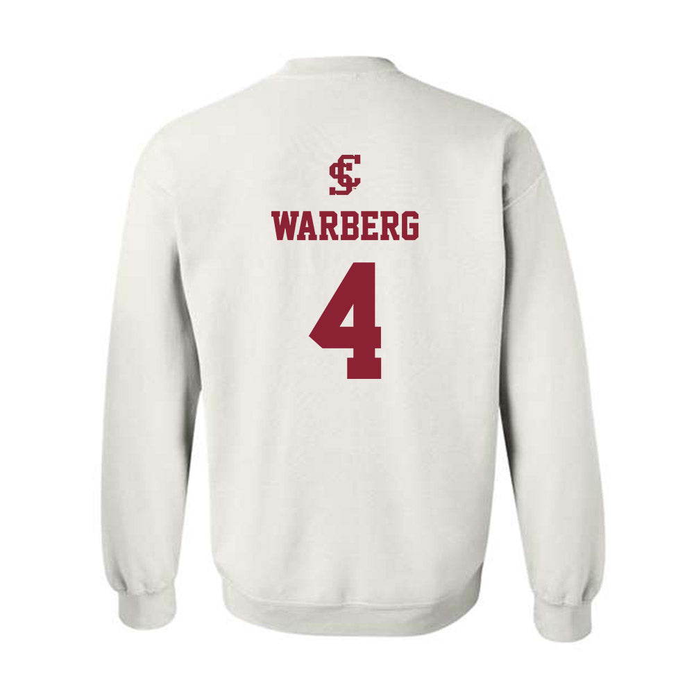SCU - NCAA Women's Basketball : Maddy Warberg - Crewneck Sweatshirt-1