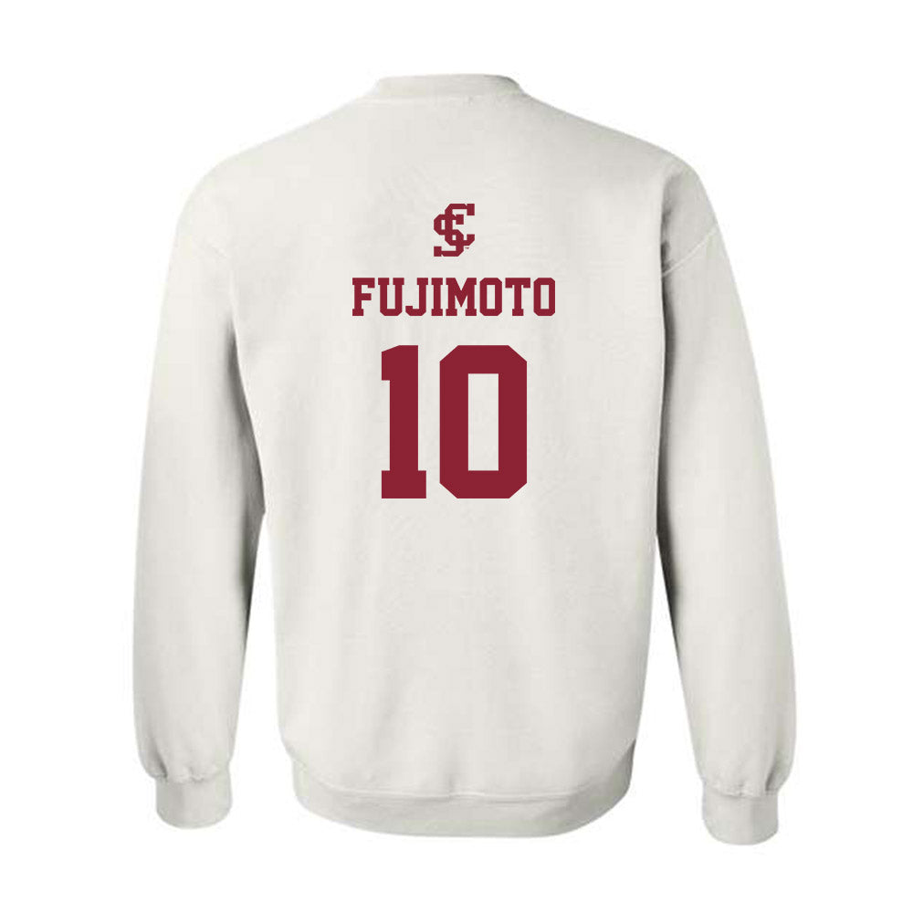 SCU - NCAA Baseball : Hunter Fujimoto - Crewneck Sweatshirt-1