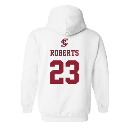 SCU - NCAA Men's Soccer : Spencer Roberts - Hooded Sweatshirt-1