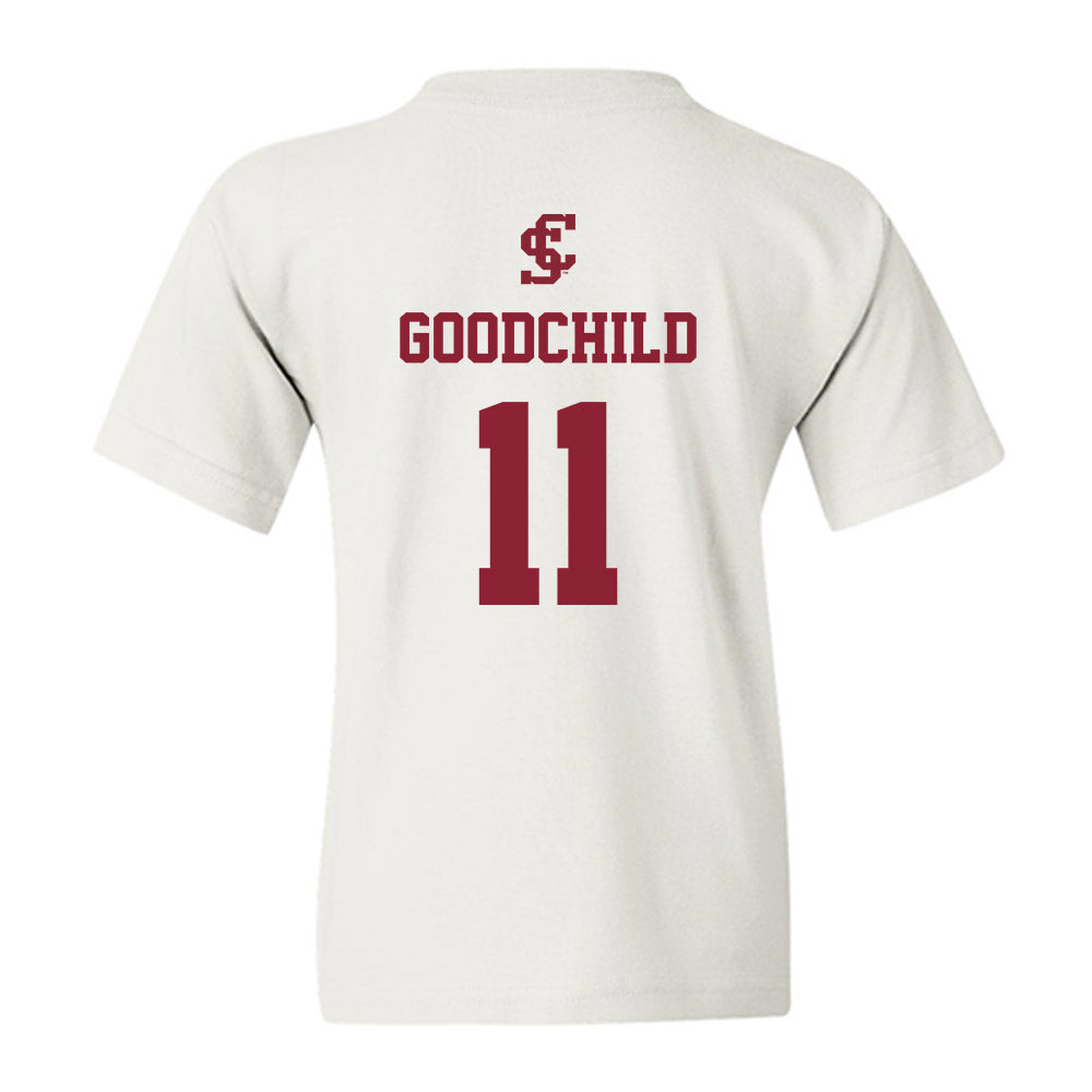 SCU - NCAA Women's Basketball : Alana Goodchild - Youth T-Shirt-1