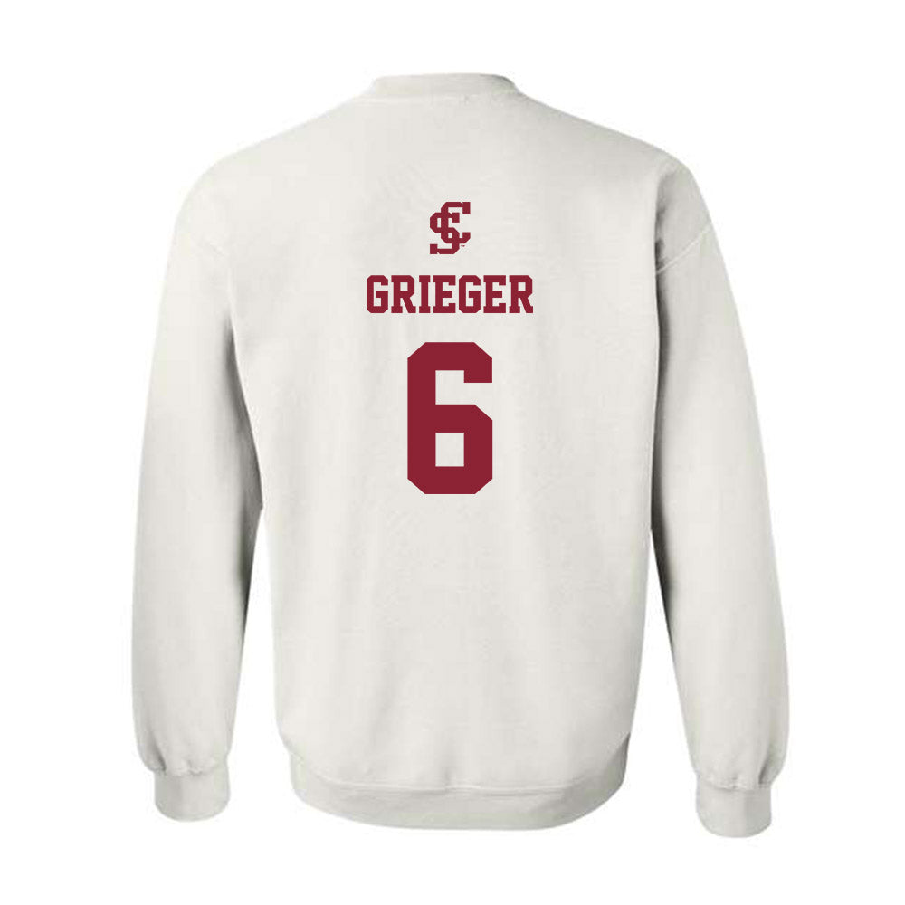 SCU - NCAA Women's Basketball : Sienna Grieger - Crewneck Sweatshirt-1