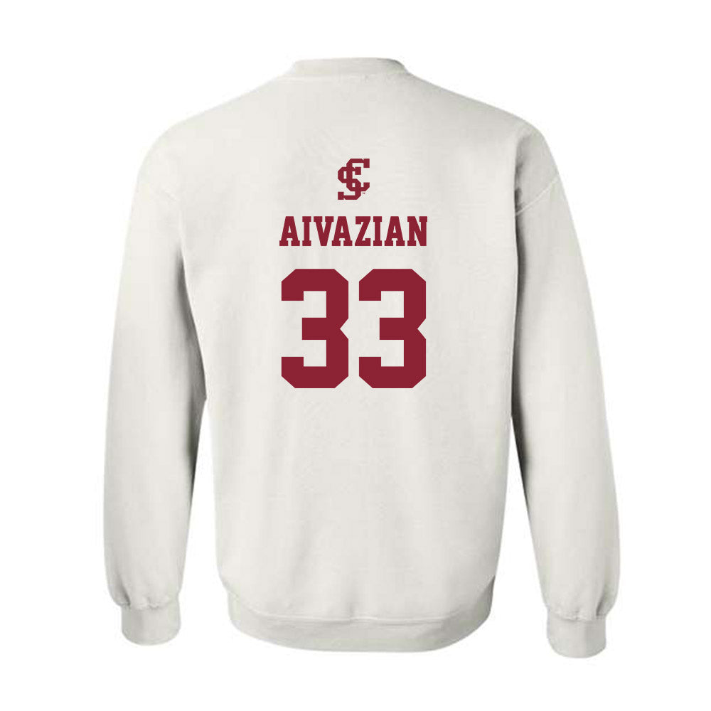 SCU - NCAA Baseball : Robert Aivazian - Crewneck Sweatshirt-1