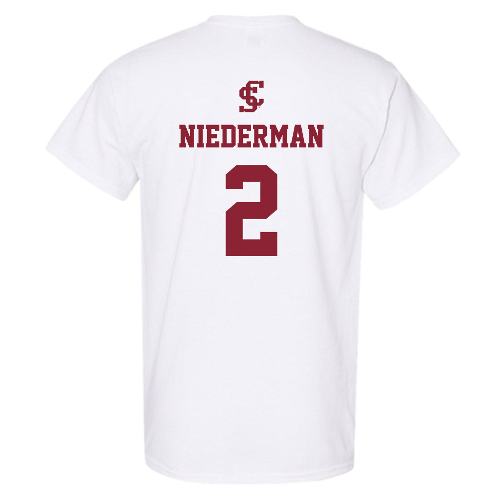 SCU - NCAA Beach Volleyball : Noelle Niederman - T-Shirt-1