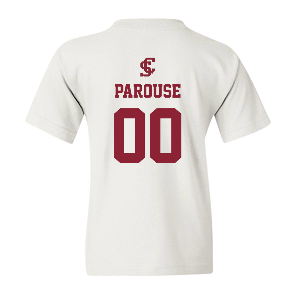 SCU - NCAA Beach Volleyball : Tyler Parouse - Youth T-Shirt-1