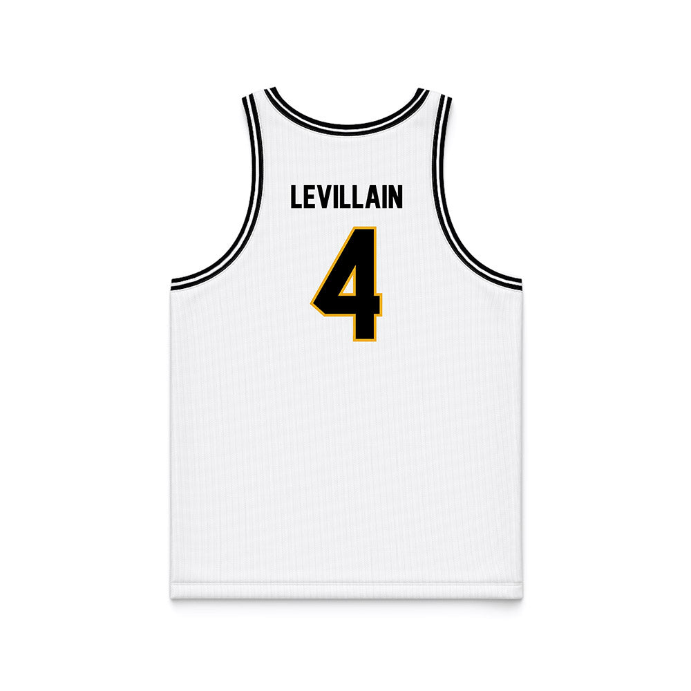 LBSU - NCAA Men's Basketball : Leopold Levillain - White Basketball Jersey-1