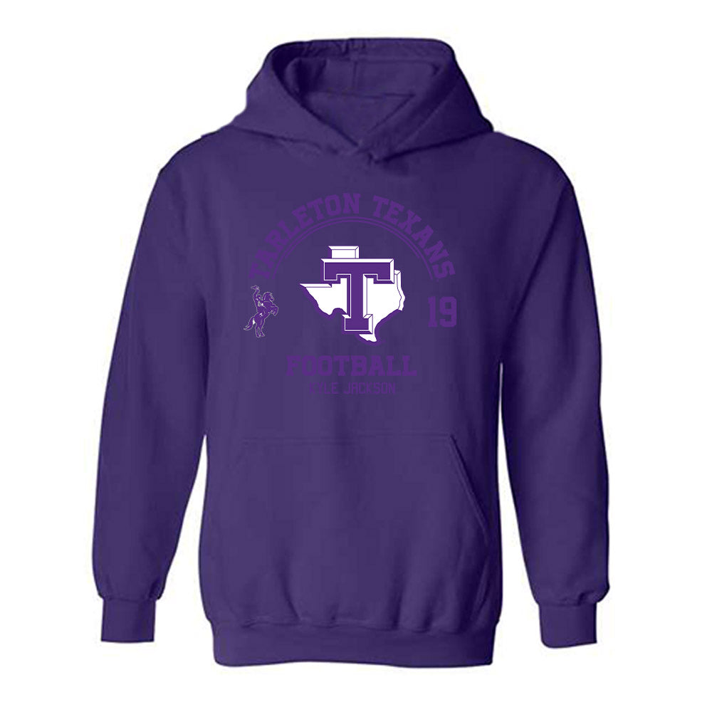 Tarleton State - NCAA Football : Kyle Jackson - Classic Fashion Shersey Hooded Sweatshirt