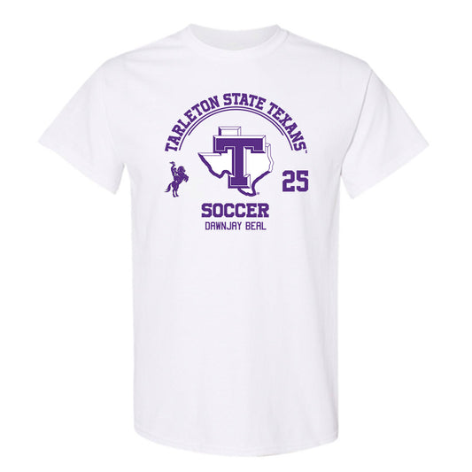 Tarleton State - NCAA Women's Soccer : DawnJay Beal - Classic Fashion Shersey T-Shirt-0