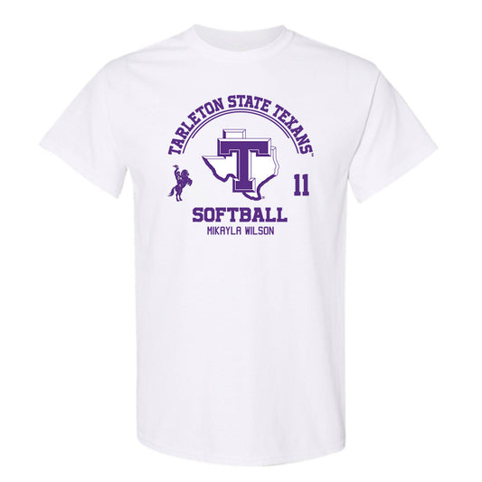Tarleton State - NCAA Softball : Mikayla Wilson - Classic Fashion Shersey T-Shirt-0