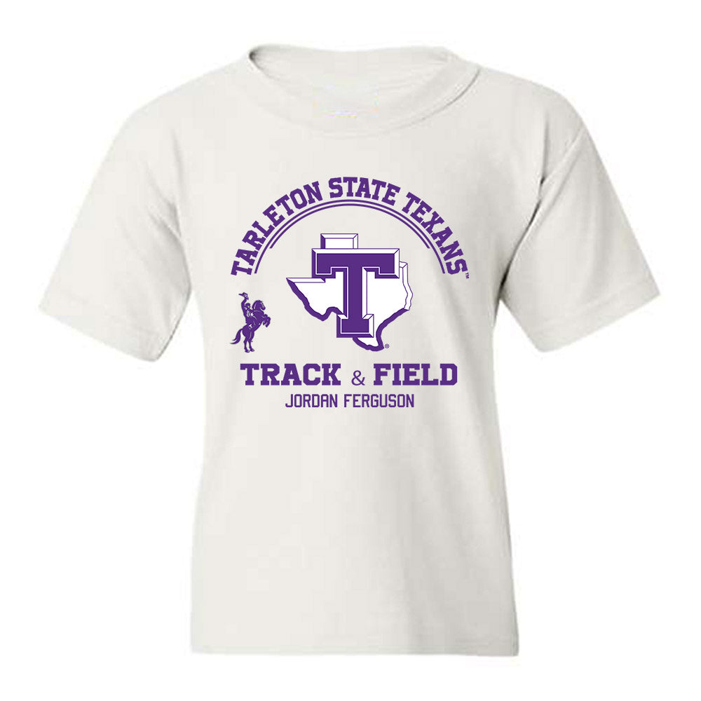 Tarleton State - NCAA Men's Track & Field : Jordan Ferguson - Classic Fashion Shersey Youth T-Shirt-0