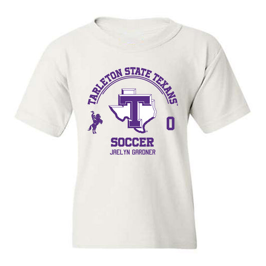 Tarleton State - NCAA Women's Soccer : Jaelyn Gardner - Classic Fashion Shersey Youth T-Shirt-0