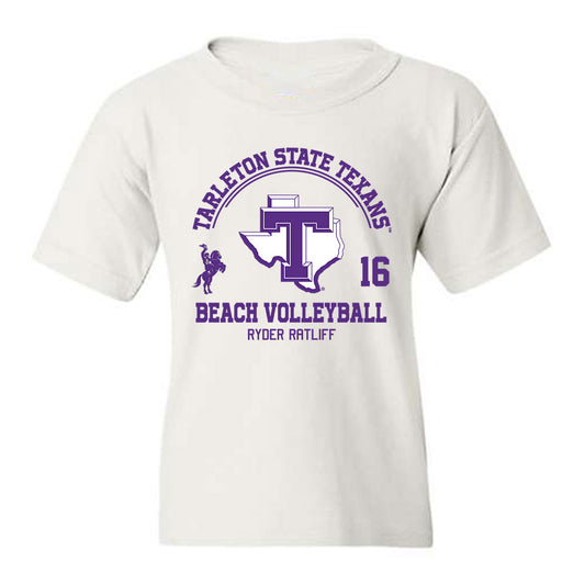 Tarleton State - NCAA Beach Volleyball : Ryder Ratliff - Classic Fashion Shersey Youth T-Shirt-0