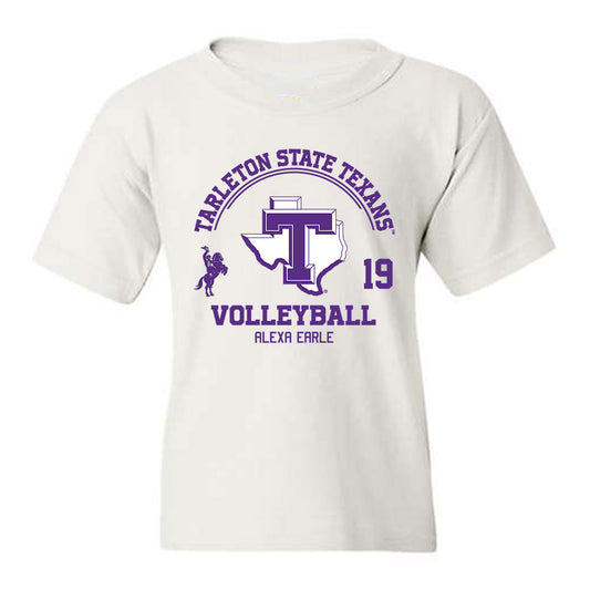 Tarleton State - NCAA Women's Volleyball : Alexa Earle - Classic Fashion Shersey Youth T-Shirt-0