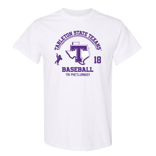 Tarleton State - NCAA Baseball : Tai Phetluangsy - Classic Fashion Shersey T-Shirt-0