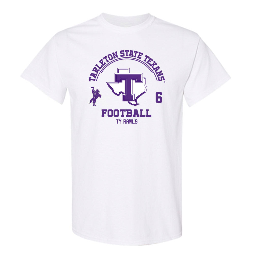 Tarleton State - NCAA Football : Ty Rawls - Classic Fashion Shersey T-Shirt
