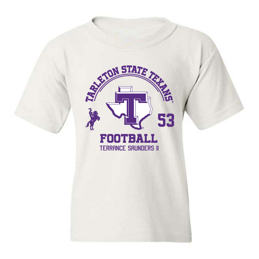 Tarleton State - NCAA Football : Terrance Saunders II - Classic Fashion Shersey Youth T-Shirt-0
