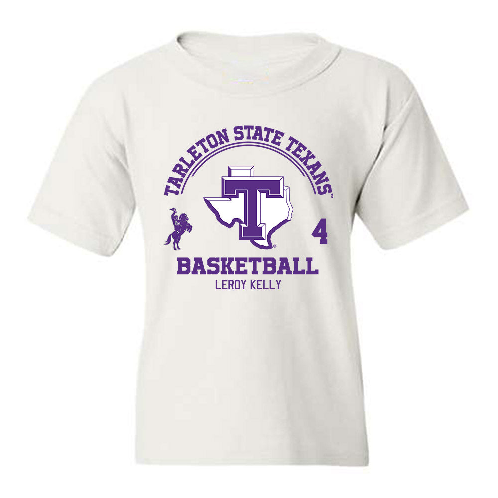 Tarleton State - NCAA Men's Basketball : Leroy Kelly - Classic Fashion Shersey Youth T-Shirt-0