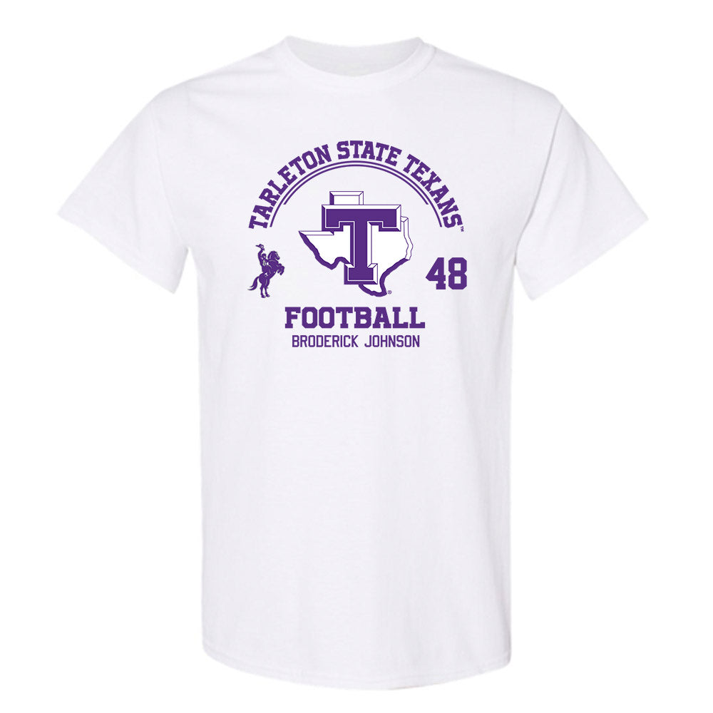 Tarleton State - NCAA Football : Broderick Johnson - Classic Fashion Shersey T-Shirt-0