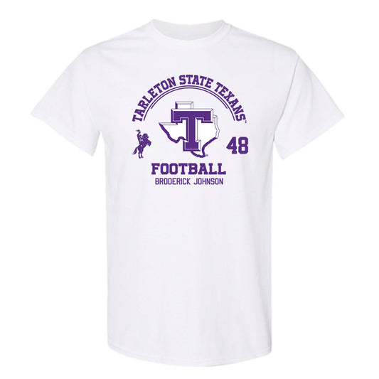 Tarleton State - NCAA Football : Broderick Johnson - Classic Fashion Shersey T-Shirt-0