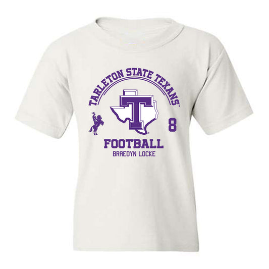 Tarleton State - NCAA Football : Braedyn Locke - Classic Fashion Shersey Youth T-Shirt-0
