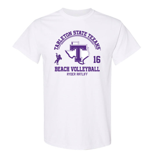Tarleton State - NCAA Beach Volleyball : Ryder Ratliff - Classic Fashion Shersey T-Shirt-0