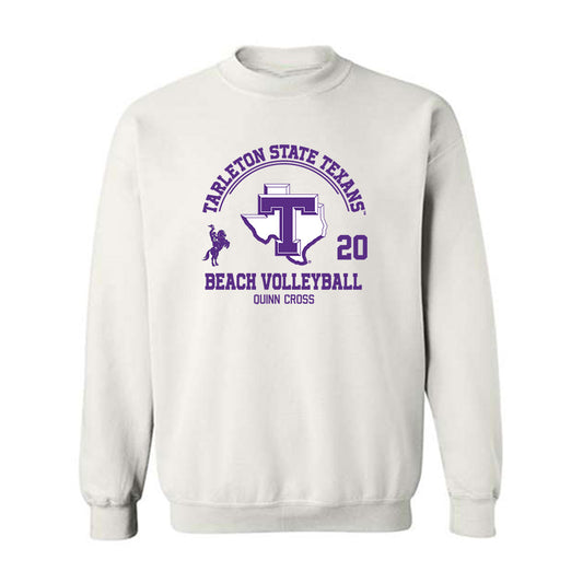 Tarleton State - NCAA Beach Volleyball : Quinn Cross - Classic Fashion Shersey Crewneck Sweatshirt-0
