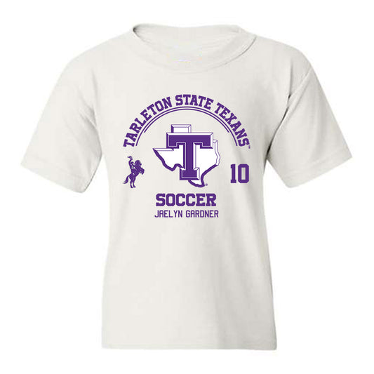 Tarleton State - NCAA Women's Soccer : Jaelyn Gardner - Classic Fashion Shersey Youth T-Shirt-0