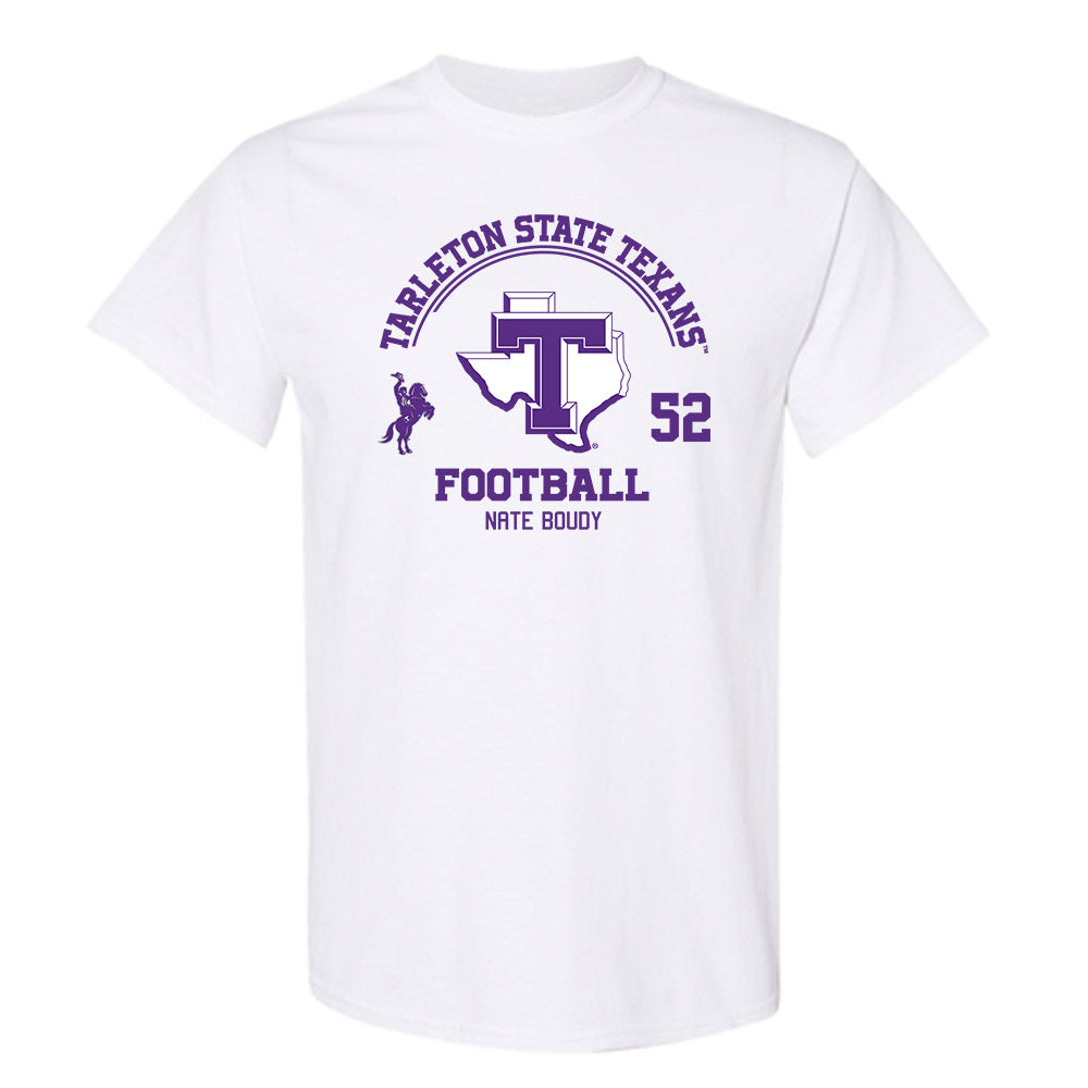 Tarleton State - NCAA Football : Nate Boudy - Classic Fashion Shersey T-Shirt-0