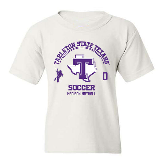 Tarleton State - NCAA Women's Soccer : Madison Mayhall - Classic Fashion Shersey Youth T-Shirt-0