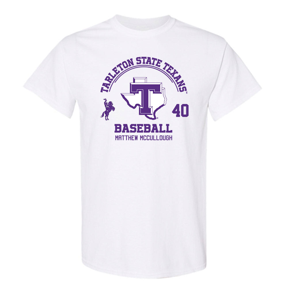 Tarleton State - NCAA Baseball : Matthew McCullough - Classic Fashion Shersey T-Shirt-0